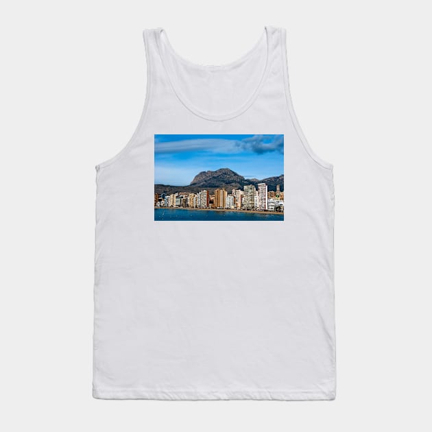 Benidorm Levante Beach Costa Blanca Spain Tank Top by AndyEvansPhotos